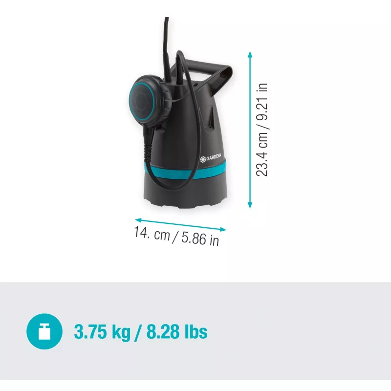 Panardintasis siurblys Gardena 8600 BASIC