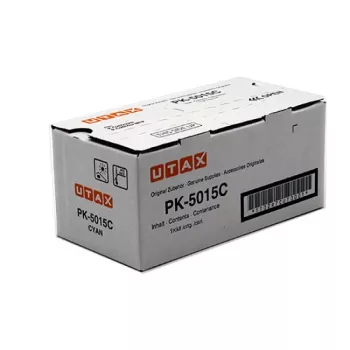 Utax 1T02R7CUT0/PK-5015C Tonerio rinkinys Cyan, 3000 puslapių (ISO/IEC 19752), TA