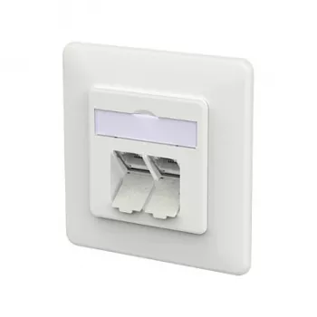 METZ CONNECT jungtis E-DAT C6A LSA++ 2 prievadų UP verkehrswei