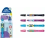 Pelikan griffix® Automatinis rašiklis dešiniarankiams - Žavinga rožinė - Rožinė - Kasečių sistema - Mėlyna - Plastikas - Nerūdijantis plienas - Dešiniarankiams (820301)