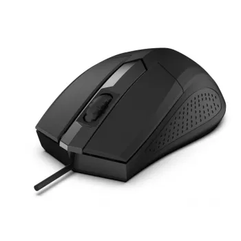 Focus USB optinė pelė, 1200DPI, 3 mygtukai ir slinkimo ratukas, jautrumas 125Hz, laidas 1,8m, svoris 66g