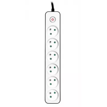 TRACER Power Strip Zebra 1,5 m 6 kištukinių lizdų