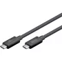 USB-C laidas WENTRONIC USB4 Gen4 1,2 m – palaiko 16k@60Hz ir 4K@120Hz