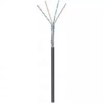 Wentronic Goobay CAT 5e lauko tinklo kabelis, SF/UTP, juodas, 100 m - CCA vario mišinys, AWG 24/1 (vientisas), PE (57296)