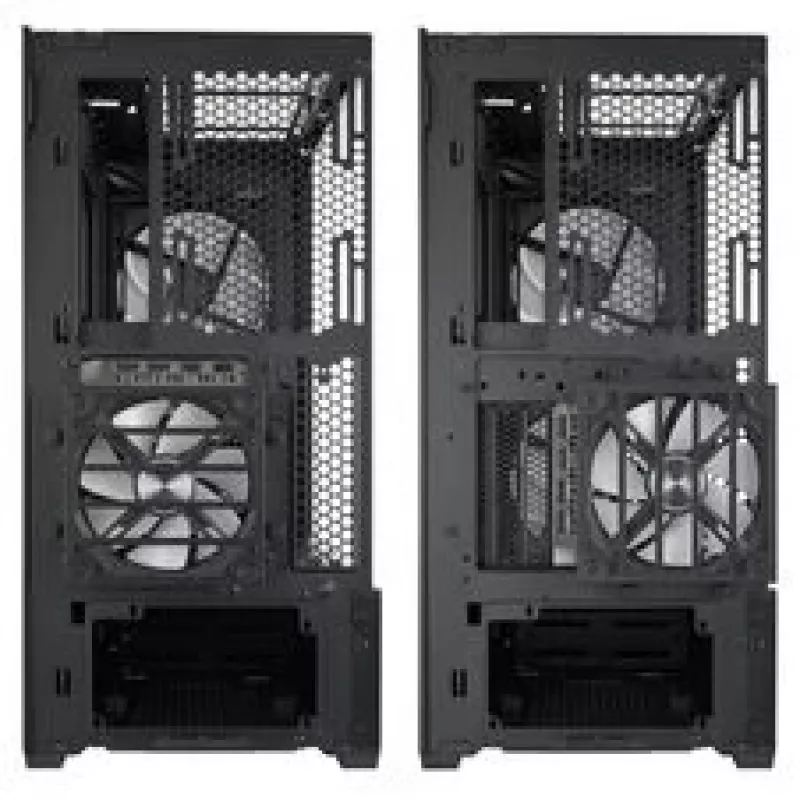 Lian Li LANCOOL 216 korpusas + HYDROSHIFT II LCD-C 360TL AiO rinkinys - juodas