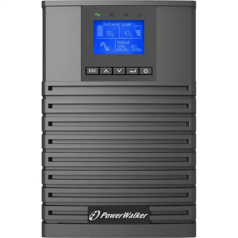 PowerWalker VFI 1500 ICT IoT nepertraukiamo maitinimo šaltinis (UPS) dvigubo keitimo (Online) 1.5 kVA 1500 W 4 AC lizdai