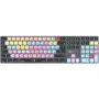 Klaviatūra LogicKeyboard LKB-PT-TM — pilno dydžio (100 %) belaidė Bluetooth QWERTZ vokiška, titano pilka