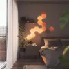 Nanoleaf Elements Wood Look Hexagons Starter Kit (13 plokščių) | Šalta balta + Šilta balta