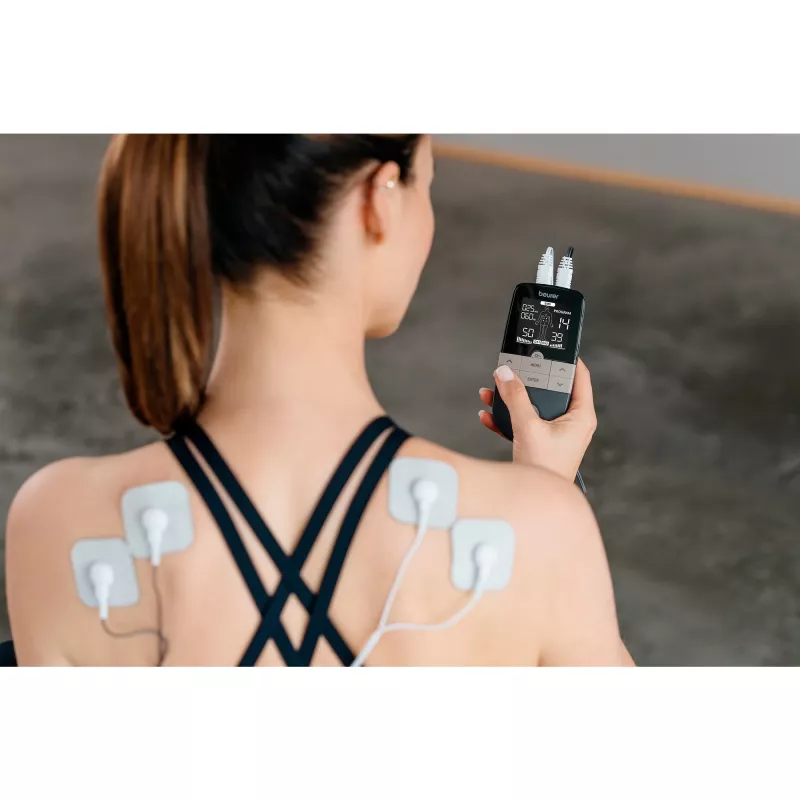Elektrostimuliacijos TENS/EMS prietaisas Beurer EM 1 RELIEF+ (60428) antracitas