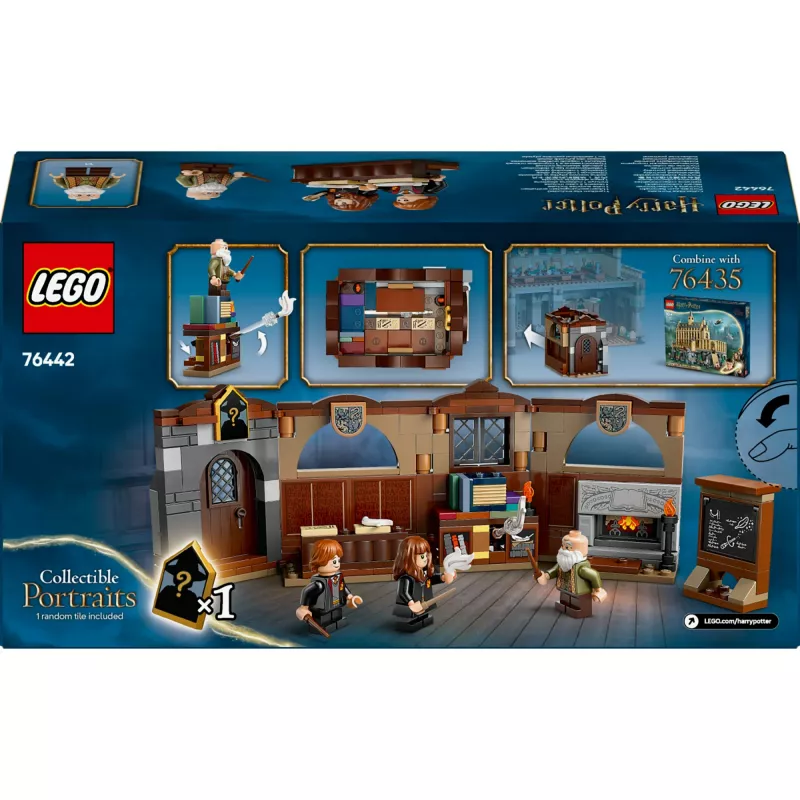 Konstruktorius LEGO Harry Potter Hogvartso pilies kerėjimo klasė 76442 — 204 detalės, 3 minifigūrėlės, nuo 8 metų