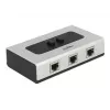 Hub DeLOCK 87673 1000 Mbit/s Juodai Pilkas