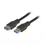 USB laidas EFB K5237 1,8 m juodas