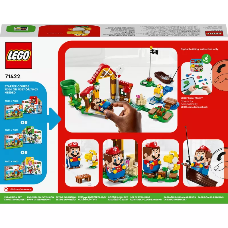 LEGO SUPER MARIO 71422 Plėtinio rinkinys – Piknikas prie Mario namų