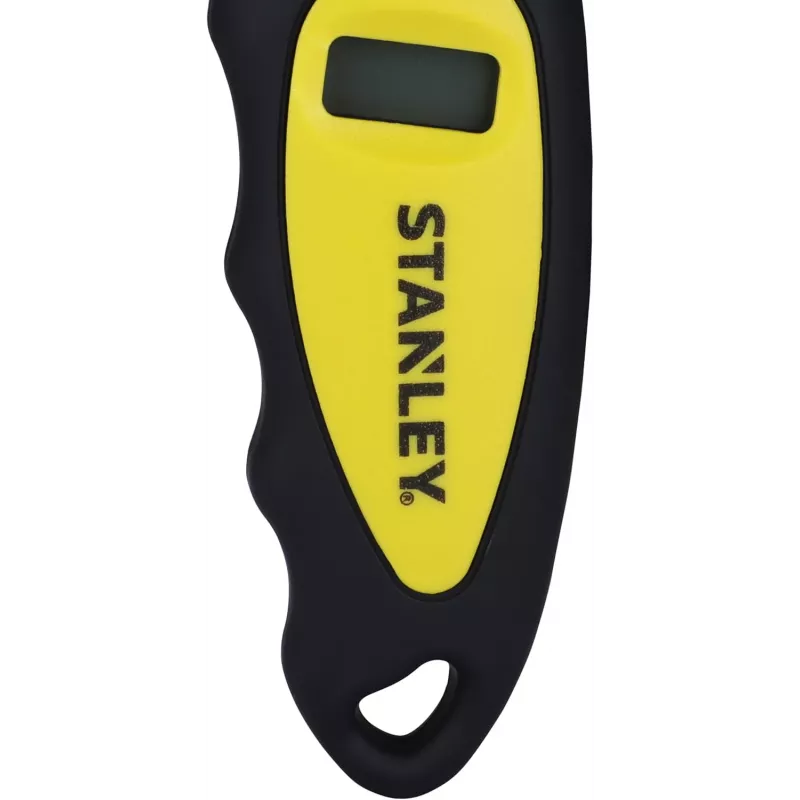 Skaitmeninis padangų slėgio matuoklis STANLEY STHT80874-0, 0–100 PSI, LCD ekranas