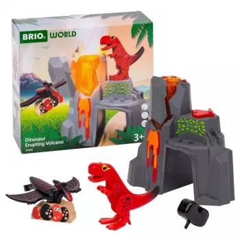 Set Dino Volcano BRIO