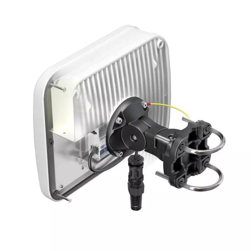 Kryptinė tinklo antena QuWireless QuMax – kryptinė PoE/LAN antena 0,694–2,7 GHz, iki 6 dBi, balta