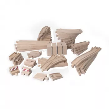 Brio World XXL Didelis geležinkelio takų rinkinys