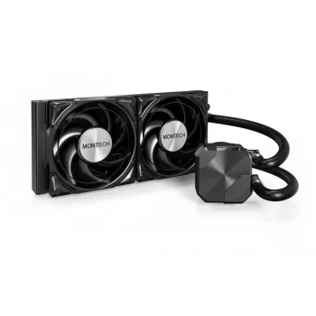 Montech HyperFlow Silent 240 procesoriaus viskas viename skysčio aušintuvas 240 mm radiatorius 12 cm juodas 1 vnt.