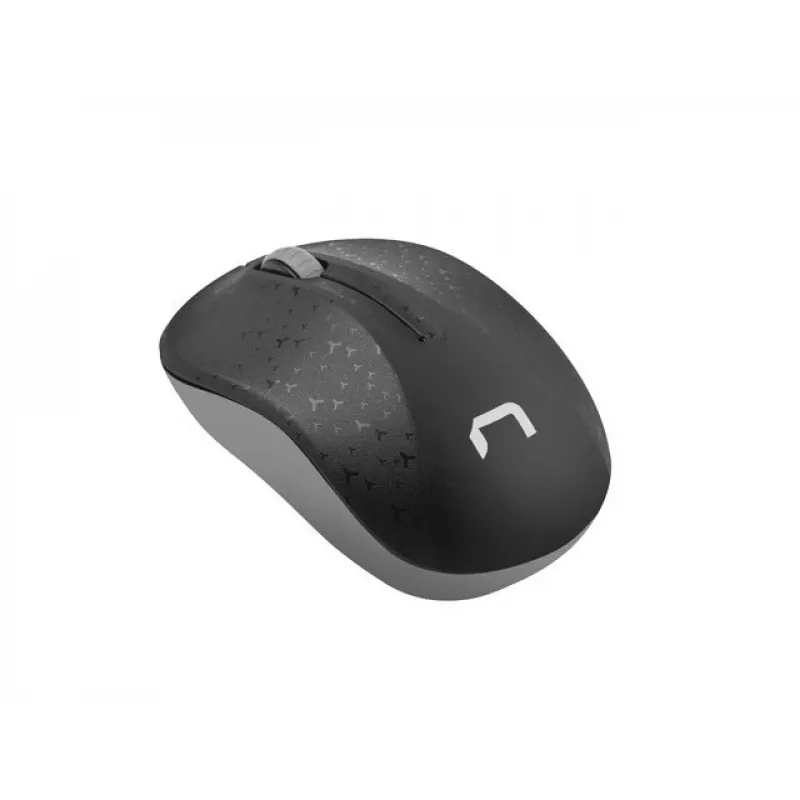 Belaidė optinė biuro pelė NATEC Toucan Office RF – ambidekstrinė, 1600 DPI, 3 mygtukai, ratukas, pilka/juoda
