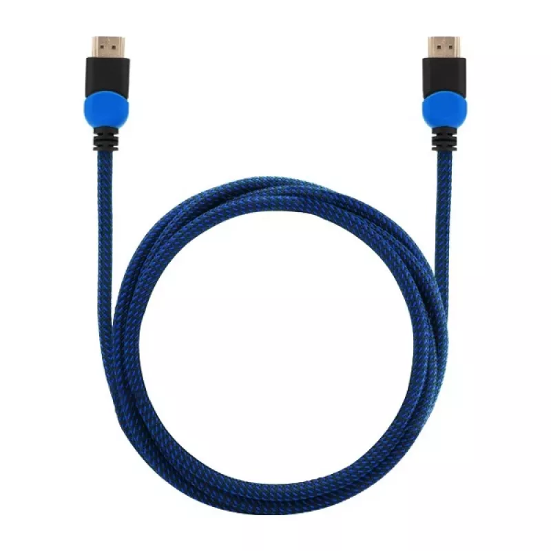 Savio GCL-02 HDMI kabelis 1,8 m HDMI A tipas (Standartinis) Juoda,Mėlyna