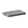 Valdomas Gigabit Ethernet jungiklis Netgear GS752TX, 48x RJ-45 10/100/1000, 10G palaikymas, 1U stovas, pilka
