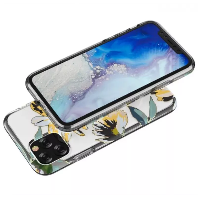 Apsauginis telefono dėklas Devia iPhone 11 Pro Max, geltonas