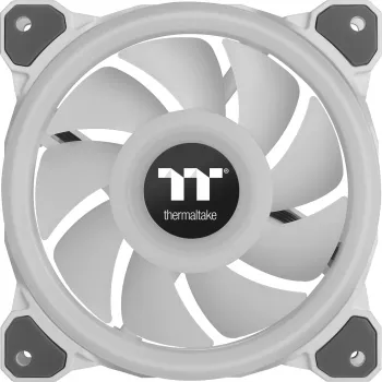 Thermaltake Riing Quad 12 ARGB 120mm korpuso ventiliatoriai 3 vnt. komplektas Baltas