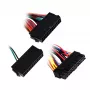 Maitinimo adapteris SILVERSTONE SST-PP10 – dviejų 24 kontaktų į vieną 24 kontaktų kabelio adapteris