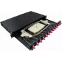 LogiLink F12LC4B - LC pilka metalinė 1U 480 mm stelažo montavimo plokštė