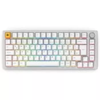 Mechaninė klaviatūra GLORIOUS GMMK Pro 75% White Hot-Swap RGB, ISO išdėstymas