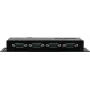 Serijinio įrenginio serveris Exsys EX-6124-2POE – Ethernet į 4× RS-232/422/485 su PoE ir 12V/3A maitinimu