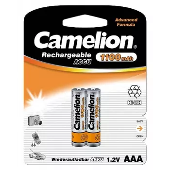 Įkraunama baterija Camelion NH-AAA1100BP2, NiMH, AAA, 1,2 V, 2 vnt.