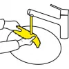 Langų valymo priedas Karcher 2.633-130.0 — mikropluošto šluostės 275 mm (2 vnt.)