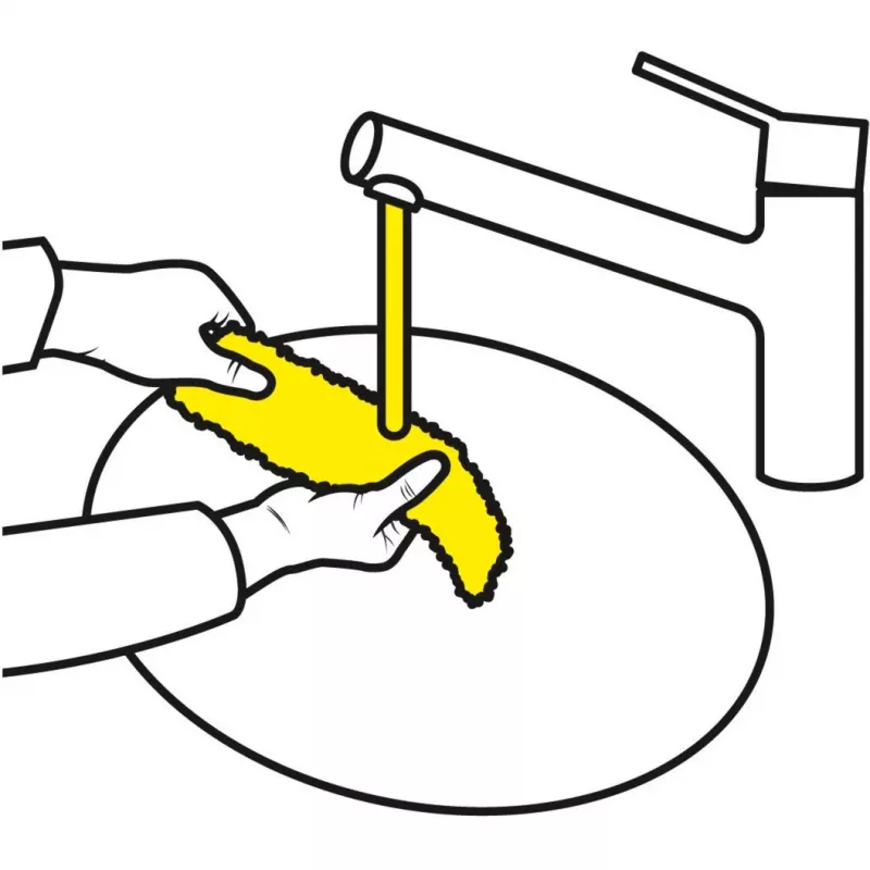 Langų valymo priedas Karcher 2.633-130.0 — mikropluošto šluostės 275 mm (2 vnt.)