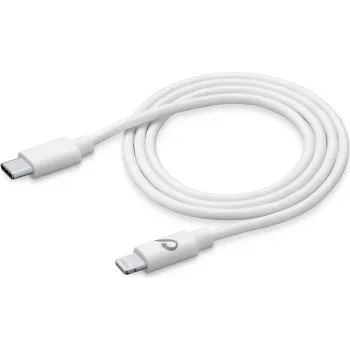 Cellularline Power Cable 120cm – USB-C į Lightning kabelis įkrovimui ir duomenų perdavimui