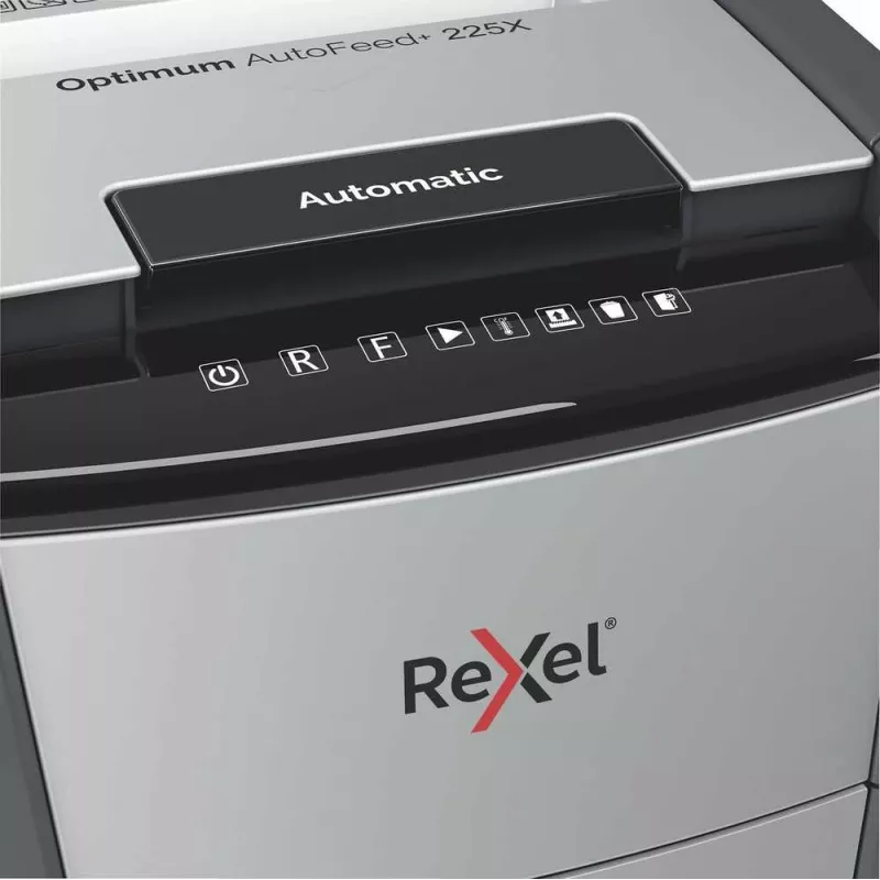 Rexel Optimum AutoFeed+ 225X automatinis kryžminio pjovimo popieriaus smulkintuvas P4