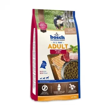 Sausas šunų maistas Bosch Adult su ėriena ir ryžiais, 3 kg