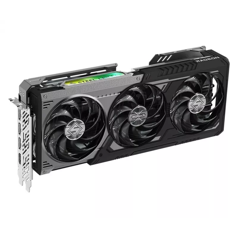 ASRock Radeon RX 9070 XT 16GB Steel Legend Dark vaizdo plokštė