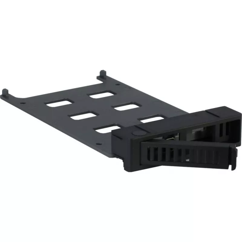 Inter-Tech X-3531 HDD/SSD išimamas blokas keturiems 2,5 colio SATA diskams į vieną 5,25 colio skyrių, 6 Gbit/s, Hot Swap, 30 mm ventiliatorius, juodas