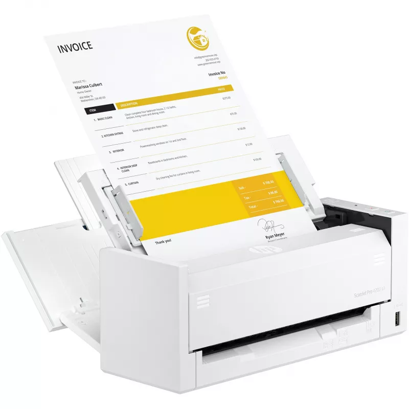 ADF skaitytuvas HP ScanJet Pro 4200 s1 600 x 600 DPI A4 mėlyna balta