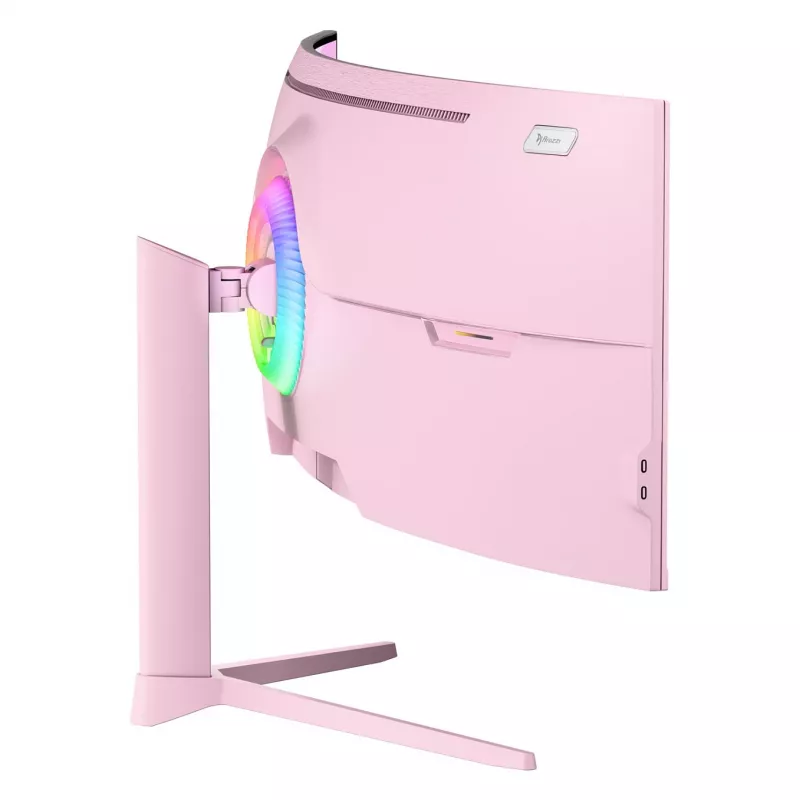 Išlenktas monitorius Arozzi Nova 49 inch (124,5 cm) Dual QHD 5120×1440 LED VA 32:9 4 ms Rožinis
