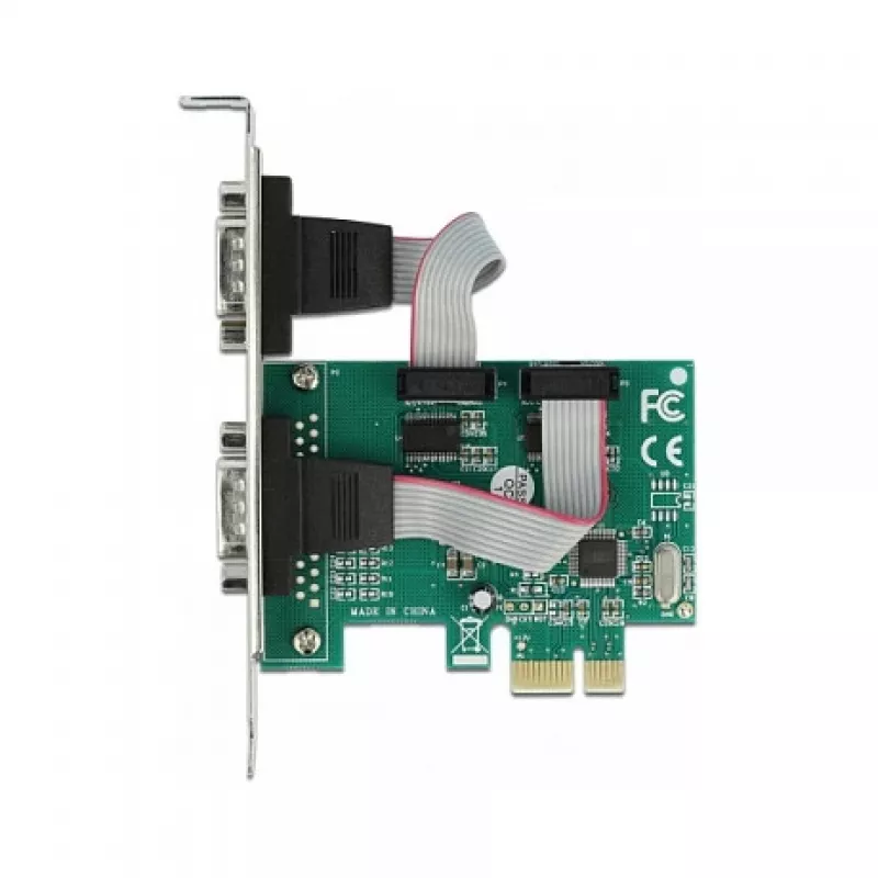 DeLOCK PCI Express x1 kortelė 2 x RS-232 nuosekliajam prievadui