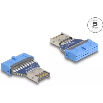 DeLOCK USB adapteris vidinis 19 kontaktų šukos į USB Type-E kištuką 5 Gbps