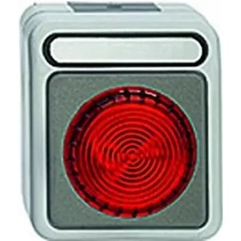 MERTEN MERT Lichtsignal E14 MEG4410-8029 šviesos signalas, šviesiai pilkas, AQUASTAR MEG4410-8029