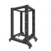 Lanberg Open Rack 19 18u 600x800 Juodas