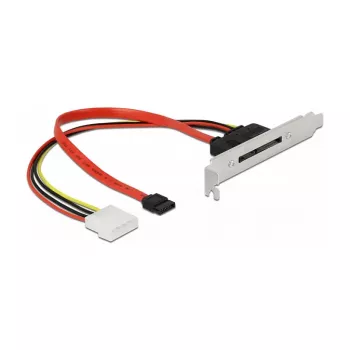 Slot bracket DeLOCK 90418 su 1 x SATA 22 kaiščio kištuku išorėje