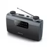 Nešiojamas radijo imtuvas Muse M-058 R — AM/FM, sukamas garsumo reguliatorius, baterijos arba 230 V maitinimas, juoda/pilka