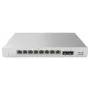 Cisco Meraki MS120-8 valdomas komutatorius, 8 x Gigabit PoE+ (124 W) + 2 x SFP, stalinis / montuojamas ant sienos