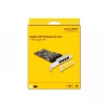 DeLOCK PCI Express x4 kortelė 4 x RJ45 Gigabit LAN RTL8111