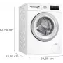 Bosch WAN2813APL Series 4 priekinio pakrovimo skalbyklė 8 kg 1400 aps/min balta